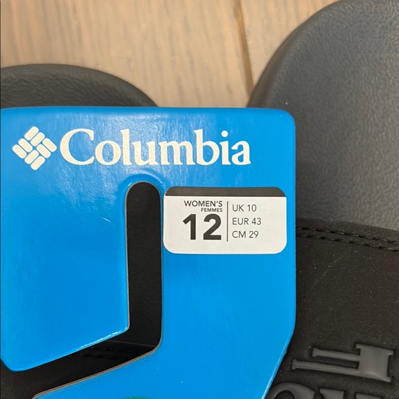 Columbia Black Slide Sandals - Picture 4 of 4
